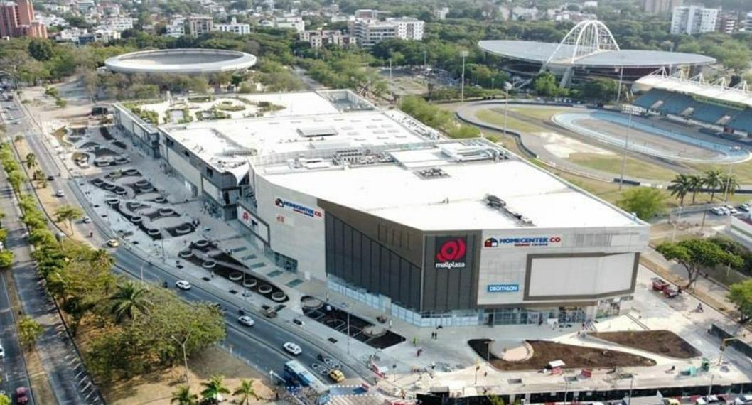 Vista aérea de Mallplaza Cali, sede de la tienda IKEA
